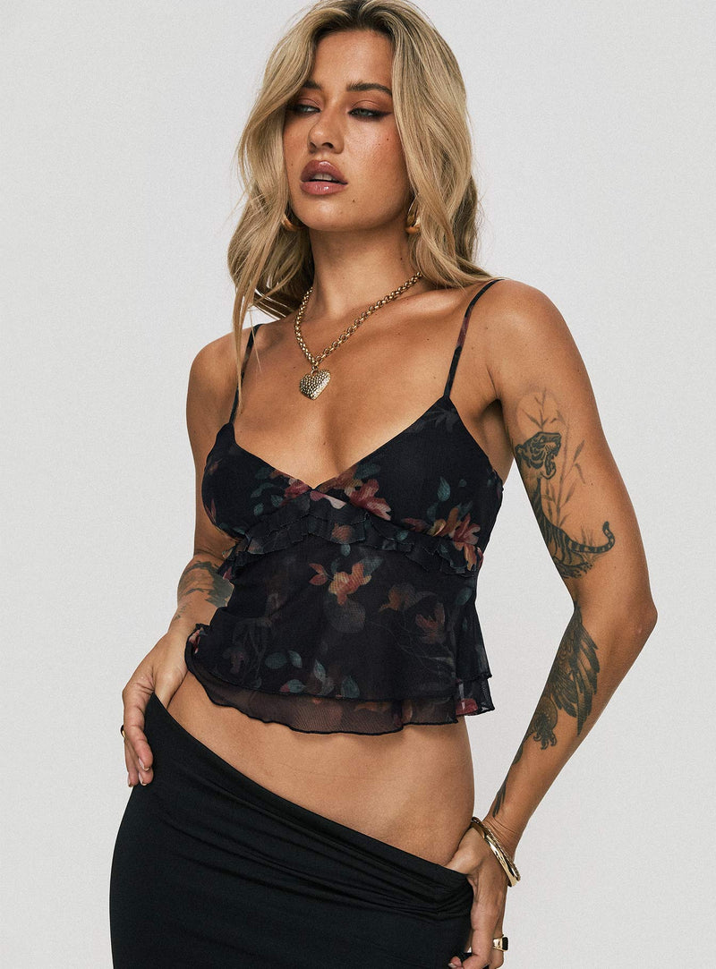Catalpa Top Black