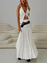 Tahlia-marie Crochet Top White
