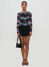 Agate Long Sleeve Bodysuit Multi