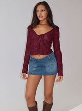 Sukita Cardi Burgundy