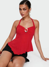 Attina Hardware Detail Top Red