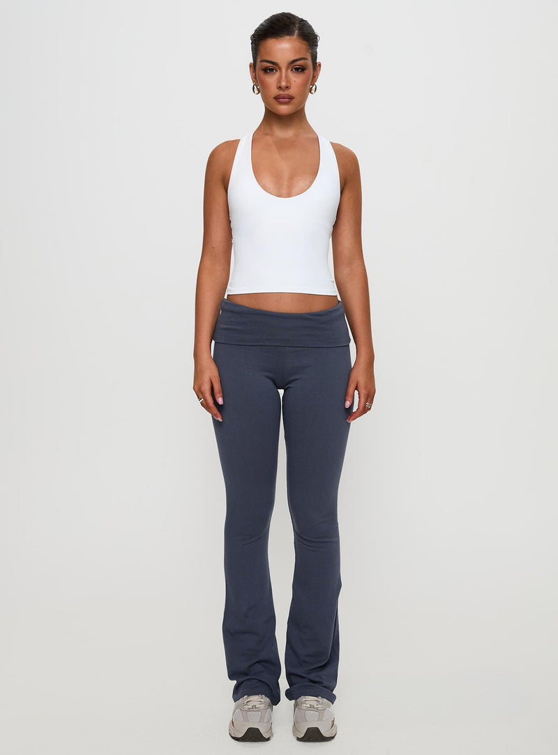 Fast Track Longline Active Tank Top White