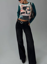 Sonique Long Sleeve Top Multi