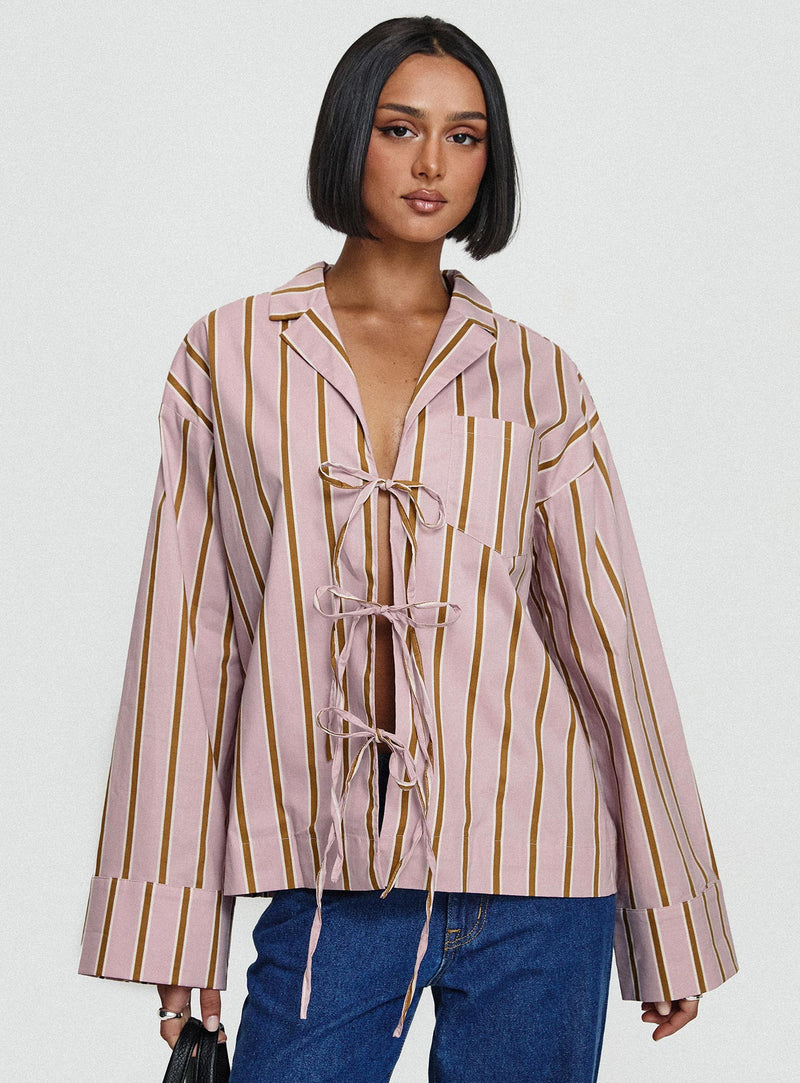Spiri Shirt Pink Stripe