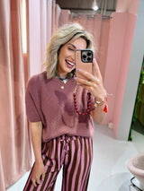 Lilian Pants - Roze/Bruin