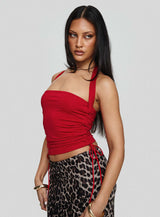 Late Night Talking Top Red