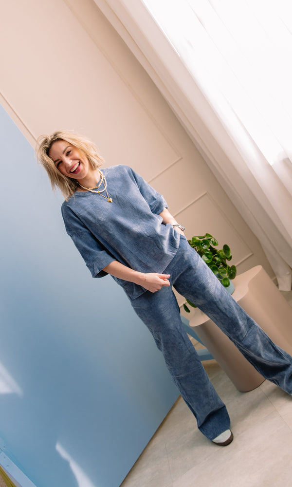 Broek Gina - Blauw