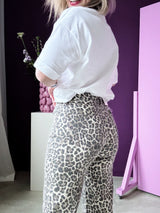 Caia Strass Leopard Jeans
