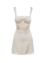 Acela Satin Set Cream Curve