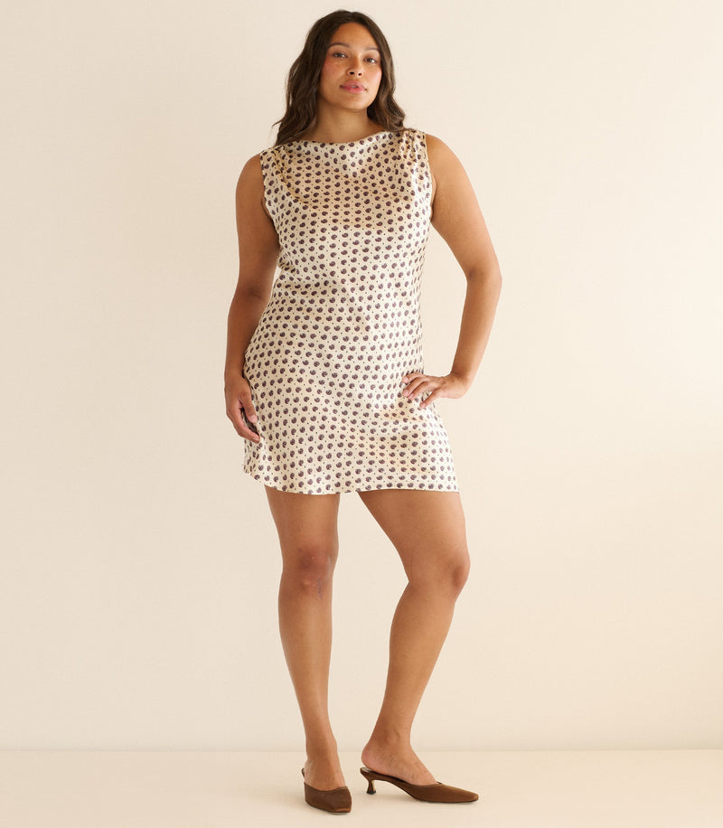 ALFREDA DRESS -- FRANCOISE FOULARD
