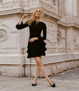 AMELINA DRESS -- BLACK