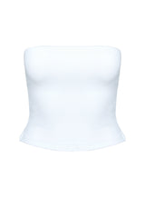Aurorah Strapless Top White