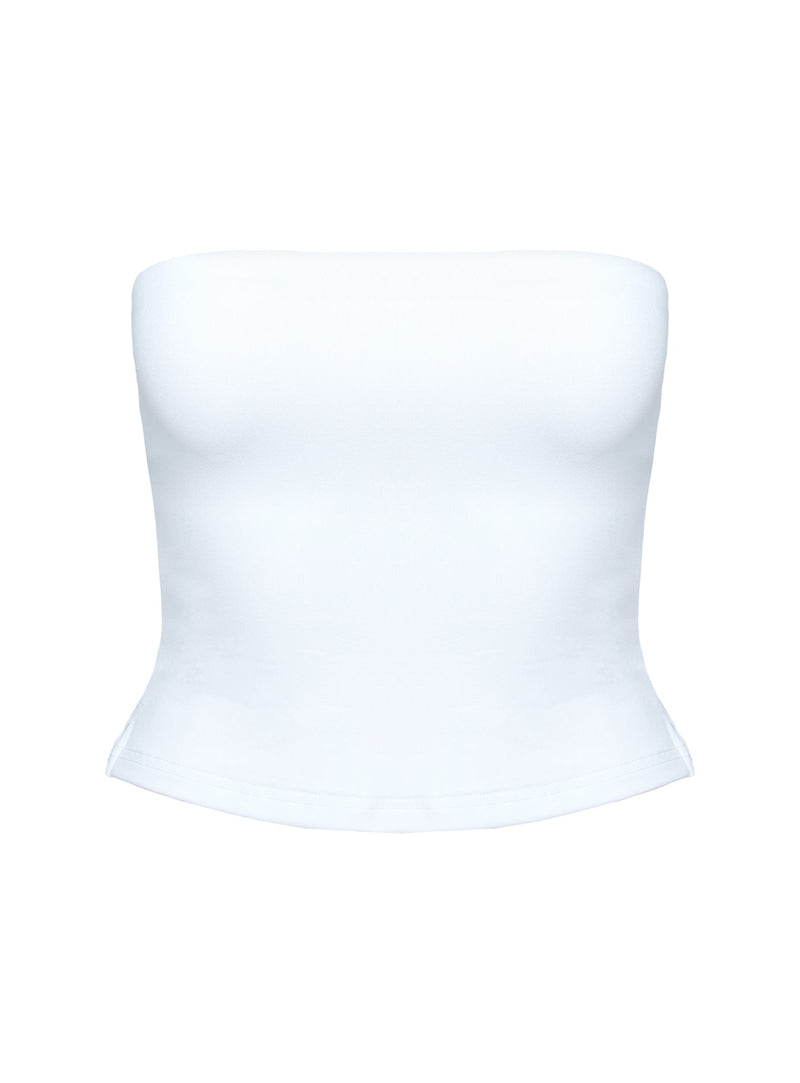 Aurorah Strapless Top White