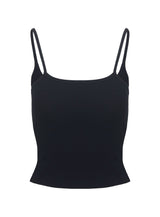 Baseline Rib Top Black
