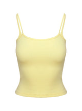 Baseline Rib Top Yellow
