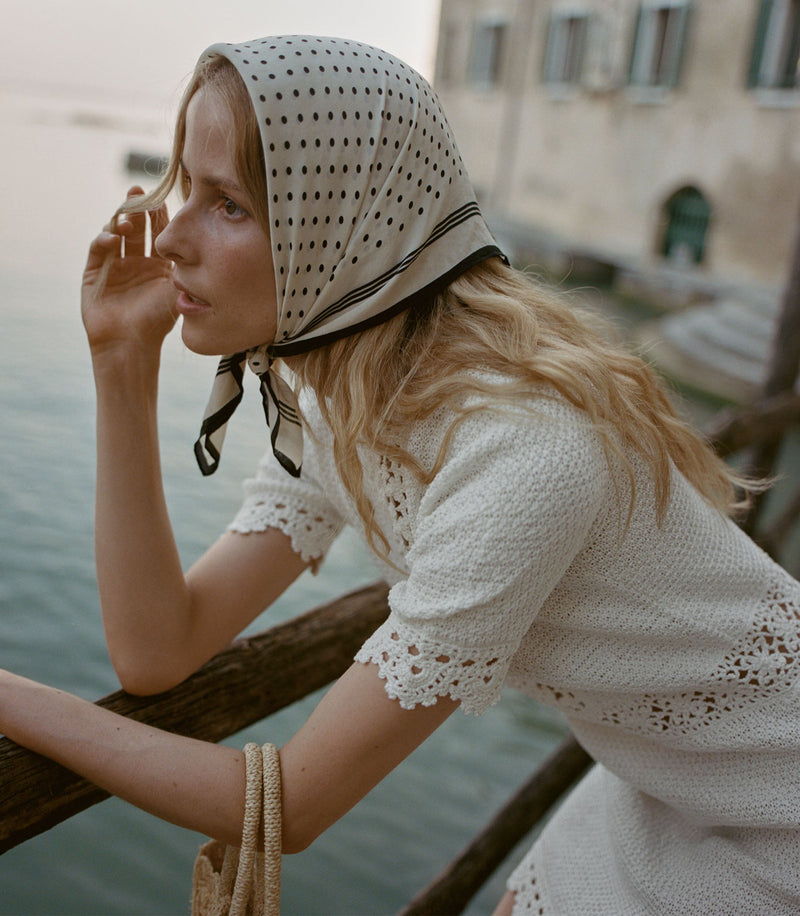 BATHILDE DRESS -- PEARL