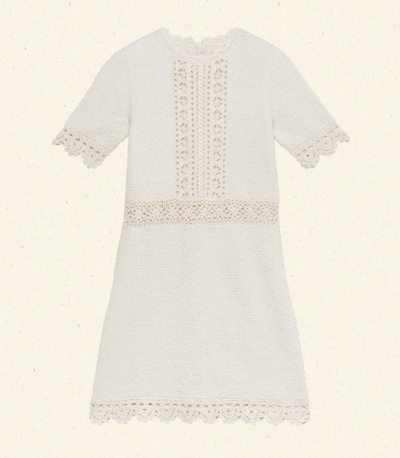 BATHILDE DRESS -- PEARL