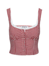 Bruncheon Top Red / White