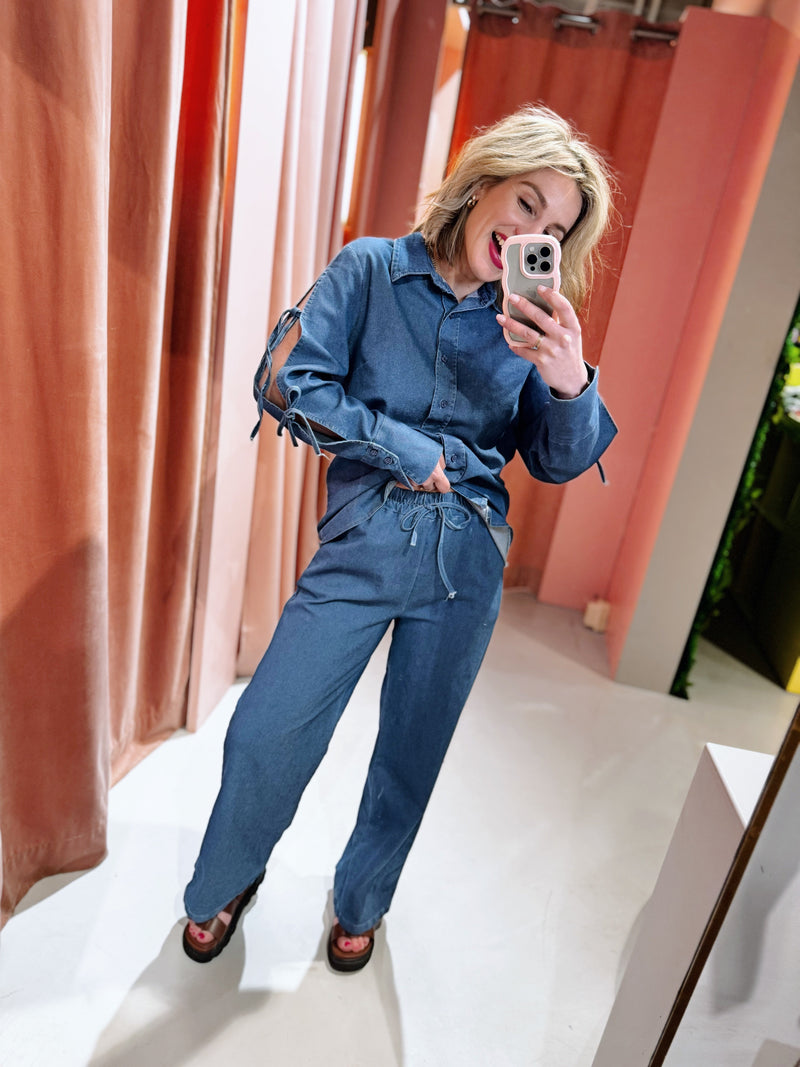 Nadia Pants - Donkerblauw