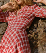 CHARLESTON DRESS -- ALSACE PLAID