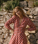 CHARLESTON DRESS -- ALSACE PLAID