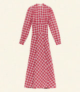 CHARLESTON DRESS -- ALSACE PLAID