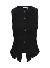 Dulcinea Longline Vest Top Black