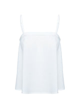 Invisible String Lace Sleep Top White