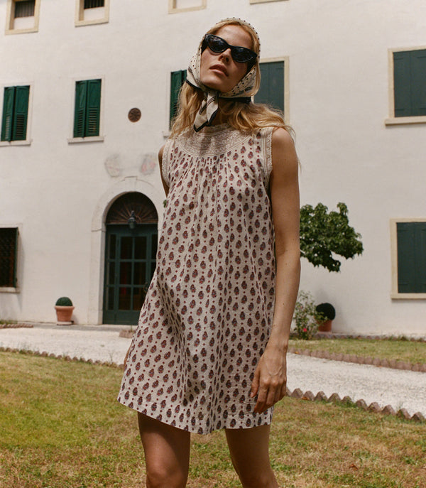 LEONORE DRESS -- PROVENCAL PAISLEY