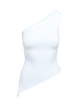 Lunah One Shoulder Top White