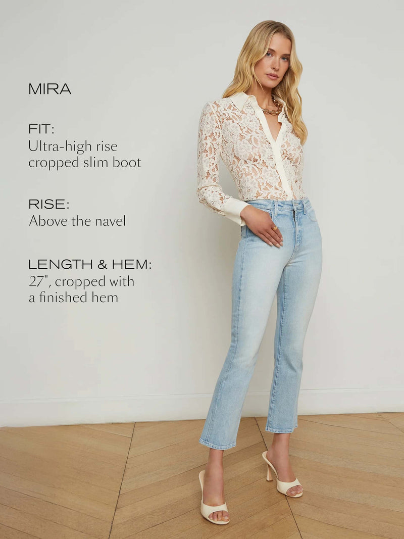 Mira Cropped Bootcut Jean