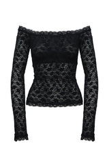 Mochapella Off The Shoulder Top Black