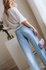 MSCHJosephine Rue Pants - Light Blue Wash