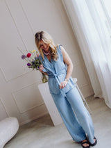 MSCHJosephine Rue Pants - Light Blue Wash