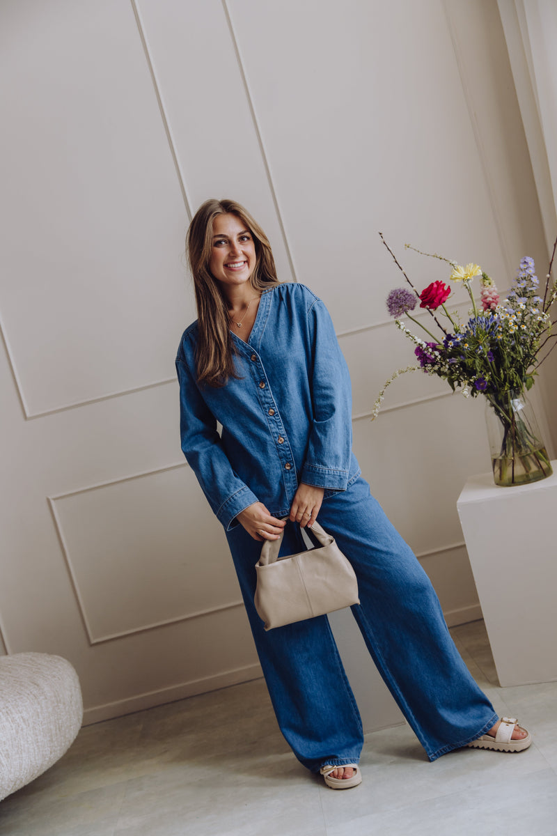 MSCHJolene Elena Pants - Mid Blue Wash