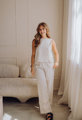 MSCHDisa HW Pants - Sand Melange