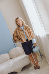 Loose Fit Jorts - Donkerblauw