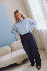 MSCHHenrika HW Pants - Donkerblauw