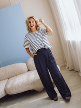 MSCHHenrika HW Pants - Donkerblauw