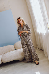 MSCHKalani Vlora HW Pants AOP - Leopard