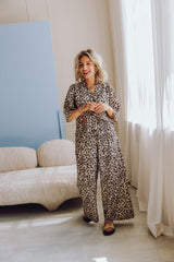 MSCHKalani Vlora HW Pants AOP - Leopard