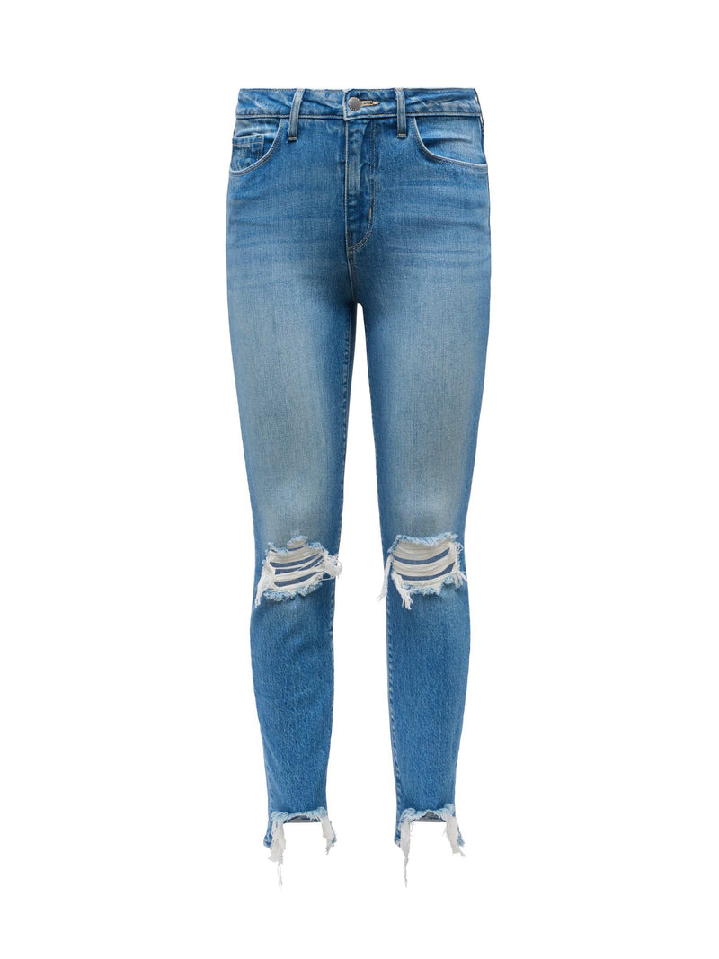 High Line Distressed Skinny Jean
