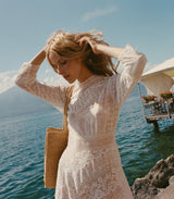 ORELIE DRESS -- SALT
