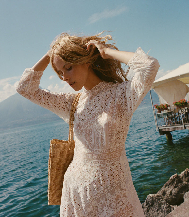ORELIE DRESS -- SALT