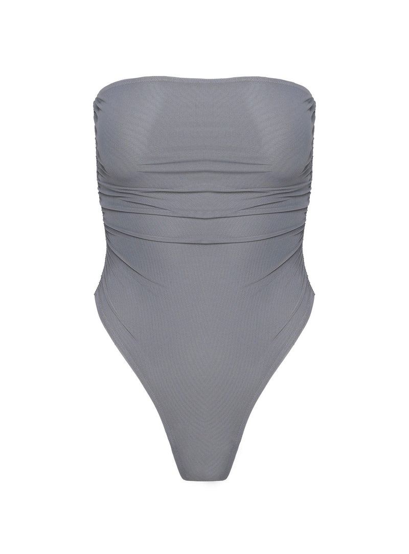 Pauli Strapless Bodysuit Haze Blue