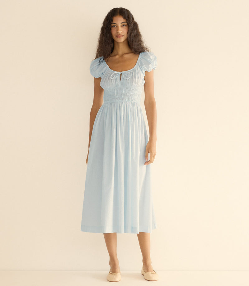 QUINN DRESS -- ALICE BLUE