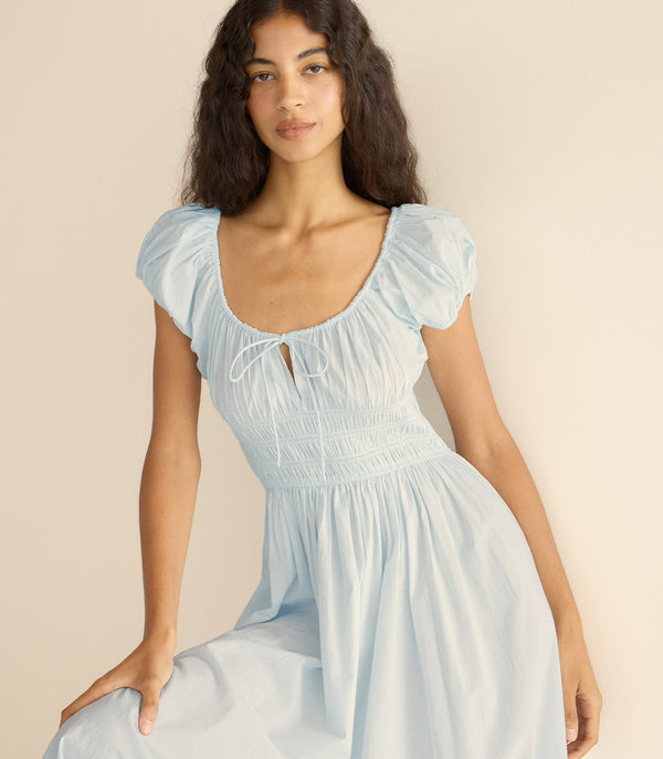QUINN DRESS -- ALICE BLUE
