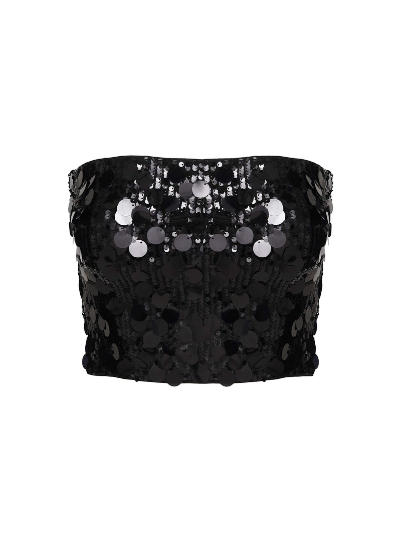 Riego Strapless Top Black
