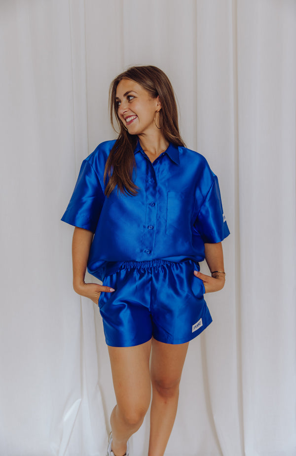 Mone Short - Blauw