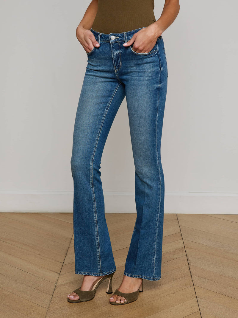 Cara Low-Rise Bootcut Jean